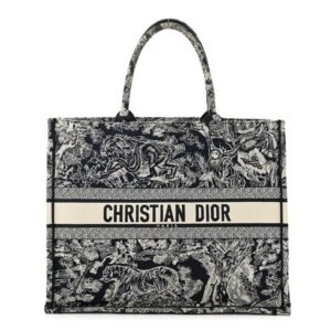 8a433378ea7742f8b96b3ccaf6ca952f.jpg Canvas Embroidered Large Dioriviera Toile De Jouy Reverse Book Tote Blue