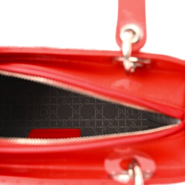 8a8e1d2b3456ca0eba4ee61f6e43a01d.jpg Patent Cannage Medium Lady Dior Red