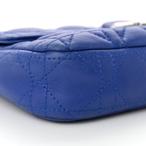 8d8af45de039f4935603ef1d6376f817.jpg Lambskin Cannage Miss Dior Promenade Pouch Blue