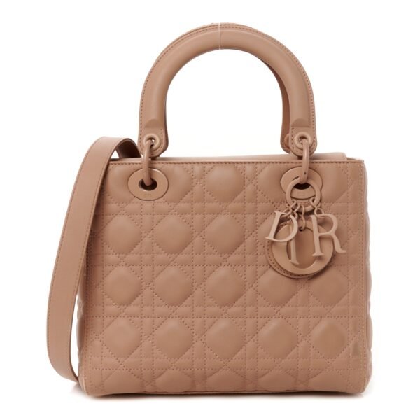 8f5848a8d954ba9e5e7cbc43fbd72bf1.jpg Ultra Matte Calfskin Cannage Medium Lady Dior Beige