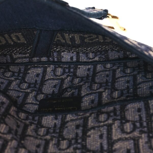 Oblique Slim Saddle Pouch Blue