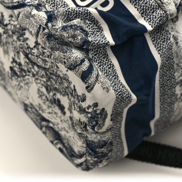 Nylon Technical Fabric Toile De Jouy Small Diortravel Backpack Blue