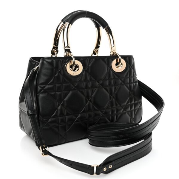 Calfskin Cannage Small The Lady 95.22 Black