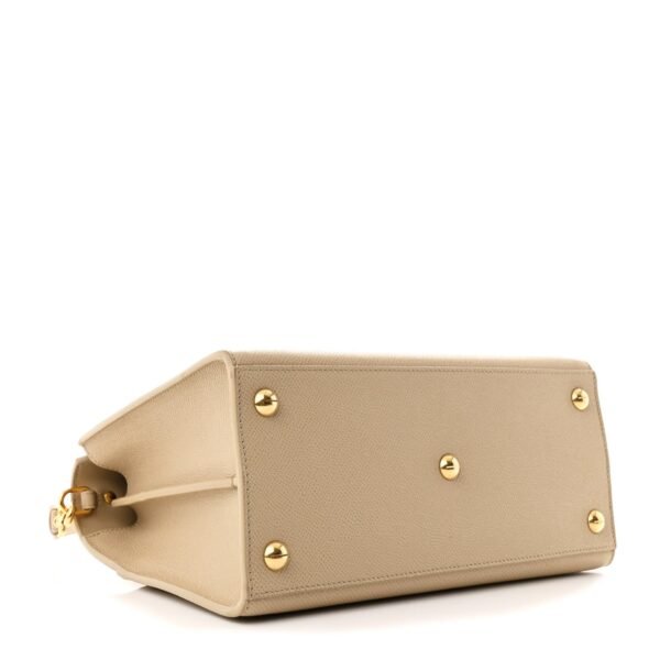 94c984445cba02ae968427596f18f608.jpg Grained Calfskin Medium St. Honore Tote Beige