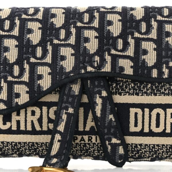 Oblique Slim Saddle Pouch Blue