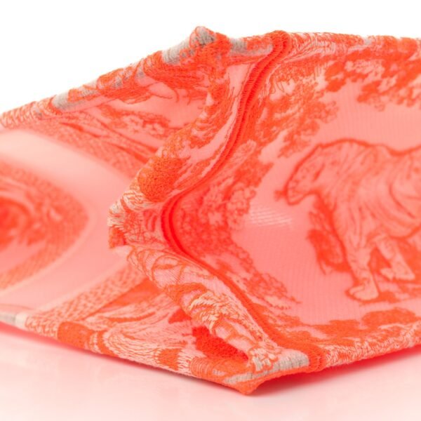 Transparent Canvas Embroidered Medium Dioriviera Toile De Jouy Book Tote