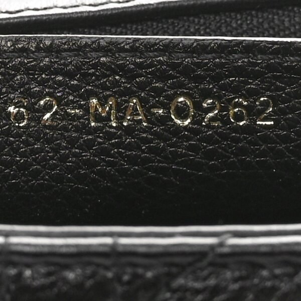 Calfskin Cannage Medium Caro Bag Black