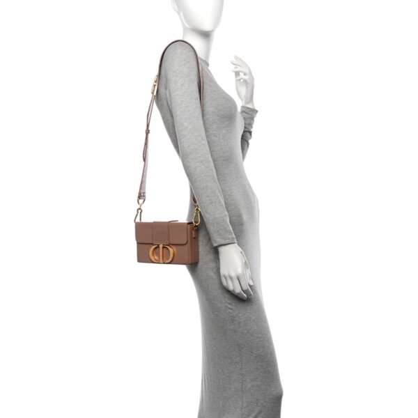 9a6bef006564d8d3aeb7b99eacd0b660.jpg Smooth Calfskin Micro 30 Montaigne Flap Bag Pale Pink