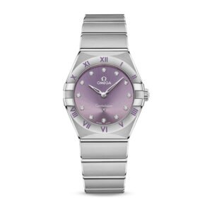 C00138558_7456980.jpg Omega Constellation Quartz Watch, 28mm Purple Dial, 131.10.28.60.60.002