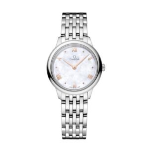 C00138678_7436965.jpg Omega De Ville Prestige Watch, 27.5mm Mother Of Pearl Dial, 434.10.28.60.05.001
