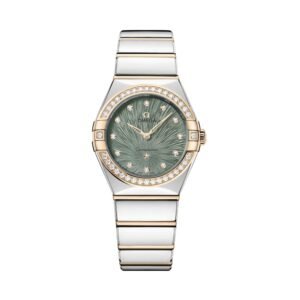 C00168955_107277509.jpg Omega Constellation Diamond Bezel Watch, 28mm Green Dial, 131.25.28.60.60.001