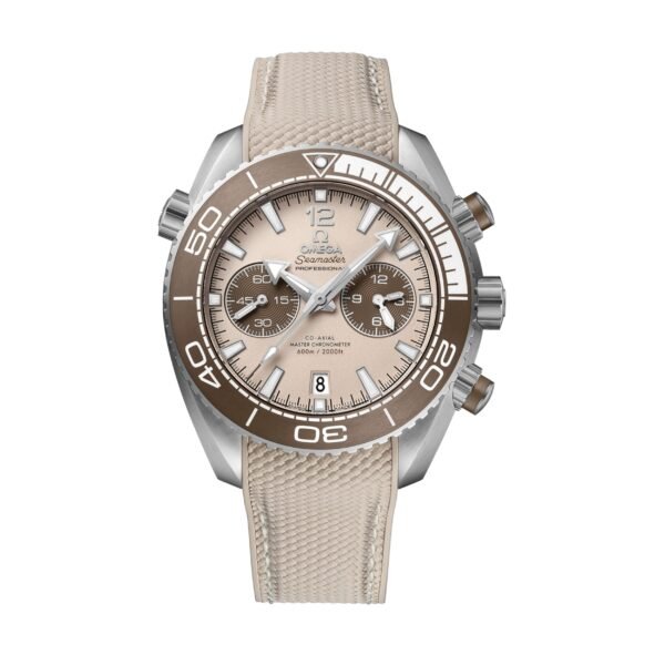 Omega Seamaster Planet Ocean 600m Chronograph Watch, 45.5mm Tan Dial, 215.32.46.51.09.001