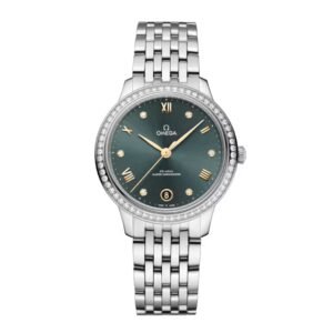 C00172981_119381400.jpg Omega De Ville Prestige Watch, 34mm Green Dial, 434.15.34.20.60.001