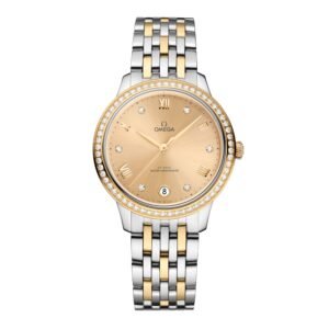 C00174500_124812997.jpg Omega De Ville Prestige Watch, 34mm Champagne Dial, 434.25.34.20.58.001