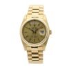 Mens Rolex Day-Date 36mm 18k Yellow Gold w/ Champagne Index Dial 18038
