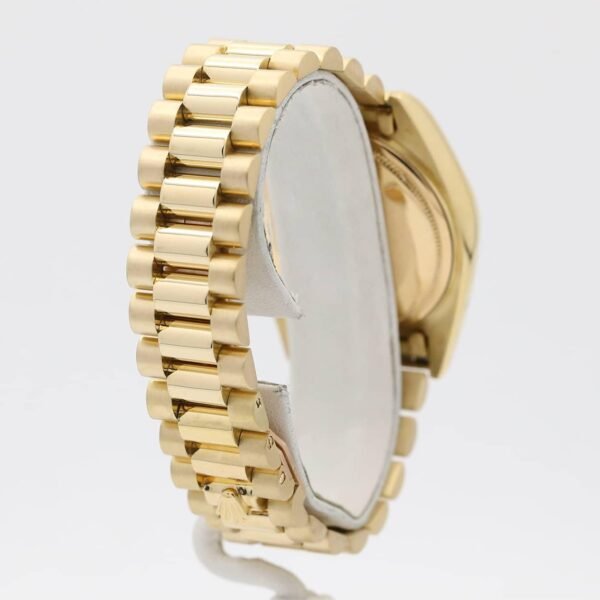 Mens Rolex Day-Date 36mm 18k Yellow Gold w/ Champagne Index Dial 18038