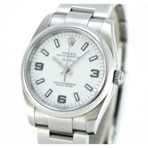 Rolex-Air-King-Stainless-Steel-Replica-Left.jpg Rolex Air-King Stainless Steel White Dial 114200 Elite Clone Edition