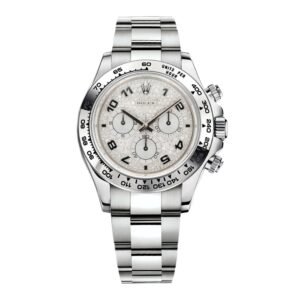 Rolex Cosmograph Daytona 40mm – Ref: 116509PAVE – Pave Diamond Dial, 18K White Gold Oyster Bracelet Men’s Watch