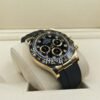 Rolex Cosmograph Daytona 40mm – Ref: 116518ln – Black Diamond Dial & Ceramic Bezel, 18K Yellow Gold Case Black Oysterflex Bracelet Men’s Watch