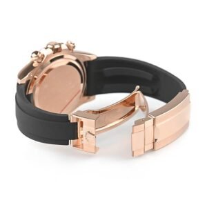 Rolex-Cosmograph-Daytona-Watch-126515LN-2.jpg Rolex Cosmograph Daytona 40mm – Ref: 126515LN – Bright Black & Sundust Index Dial & Ceramic Bezel, 18K Rose Gold Case Black Oysterflex Bracelet Men’s Watch