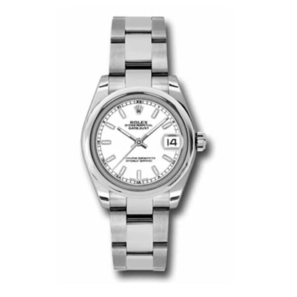 Rolex Datejust 31mm – Ref: 178240-0024 – White Dial, Stainless Steel Oyster Bracelet Women’s Watch