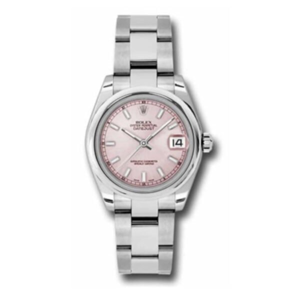 Rolex-Datejust-31-Watch-178240-0028.jpg Rolex Datejust 31mm – Ref: 178240-0028 – Pink Dial, Stainless Steel Oyster Bracelet Women’s Watch
