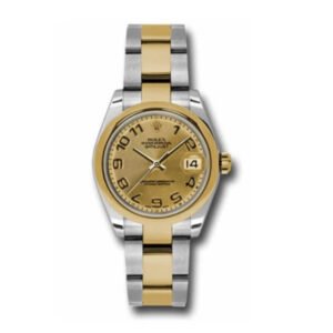 Rolex Datejust 31mm – Ref: 178243 chcao – Champagne Dial, Two Tone Stainless Steel & 18K Yellow Gold Oyster Bracelet Women’s Watch