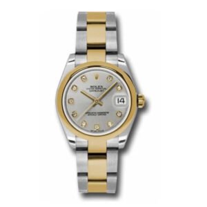 Rolex-Datejust-31-Watch-178243-sdo.jpg Rolex Datejust 31mm – Ref: 178243 sdo – Silver Diamond Dial, Two Tone Stainless Steel & 18K Yellow Gold Oyster Bracelet Women’s Watch