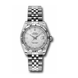 Rolex Datejust 31mm – Ref: 178274-0009 – Silver Stick Dial, Stainless Steel Jubilee Bracelet Women’s Watch