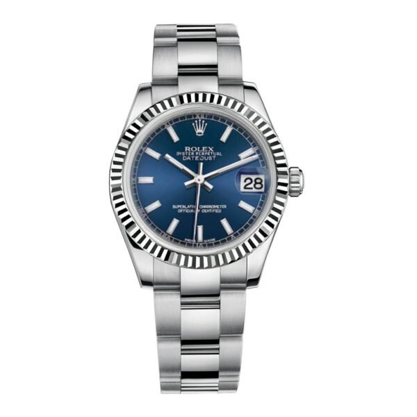 Rolex Datejust 31mm – Ref: 178274-0038 – Blue Dial, Stainless steel Oyster Bracelet Women’s Watch