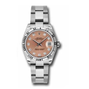 Rolex-Datejust-31-Watch-178274-0053.jpg Rolex Datejust 31mm – Ref: 178274-0053 – Pink Diamond Dial, Stainless steel Oyster Bracelet Women’s Watch