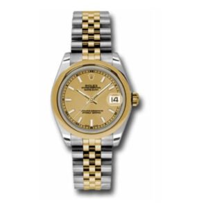 Rolex-Datejust-31-Watch-Champagne-dial-178243-1.jpg Rolex Datejust 31mm – Ref: 178243 chij – Champagne Stick Dial, Two Tone Stainless Steel & 18K Yellow Gold Jubilee Bracelet Women’s Watch