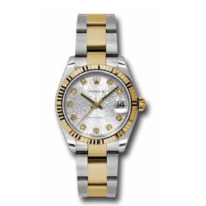 Rolex Datejust 31mm – Ref: 178273 sjdo – Silver Jubilee Dial, Two Tone Stainless Steel & 18K Yellow Gold Oyster Bracelet Women’s Watch