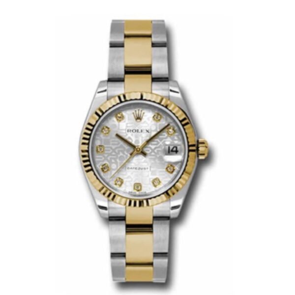 Rolex Datejust 31mm – Ref: 178273 sjdo – Silver Jubilee Dial, Two Tone Stainless Steel & 18K Yellow Gold Oyster Bracelet Women’s Watch