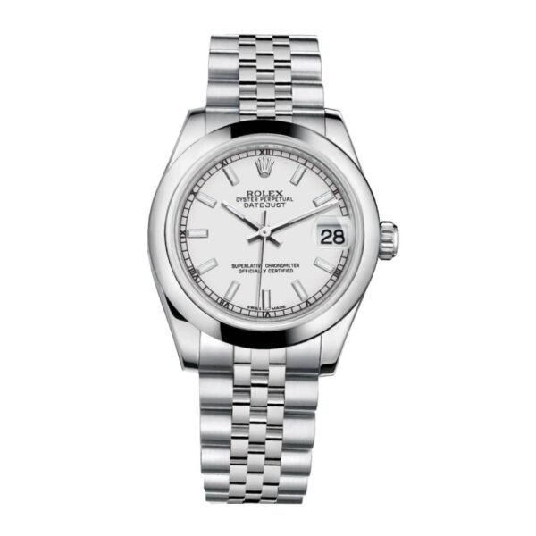 Rolex Datejust 31mm – Ref: 178240-0015 – White Dial, Stainless Steel Jubilee Bracelet Women’s Watch