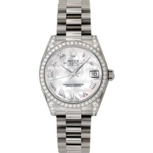 Rolex-Datejust-31mm-Ref-178159-mrp-White-Mother-of-Pearl-Dial-_-Diamond-Bezel-18K-White-Gold-President-Bracelet-Womens-Watch-3.jpg Rolex Datejust 31mm – Ref: 178159 mrp – White Mother of Pearl Dial & Diamond Bezel, 18K White Gold President Bracelet Women’s Watch