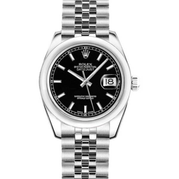 Rolex-Datejust-31mm-Ref-178240-0016-Black-Dial-Stainless-Steel-Jubilee-Bracelet-Womens-Watch-2.jpg Rolex Datejust 31mm – Ref: 178240-0016 – Black Dial, Stainless Steel Jubilee Bracelet Women’s Watch
