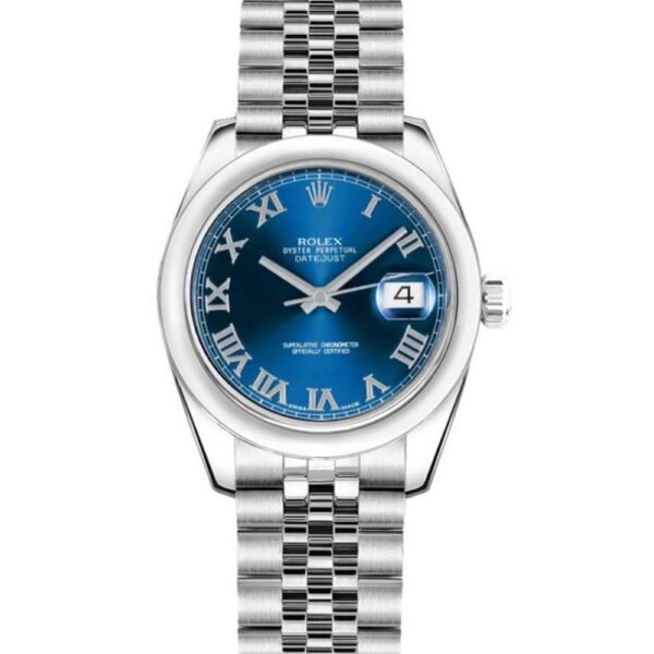 Rolex Datejust 31mm – Ref: 178240-0037 – Blue Dial, Stainless Steel Jubilee Bracelet Women’s Watch