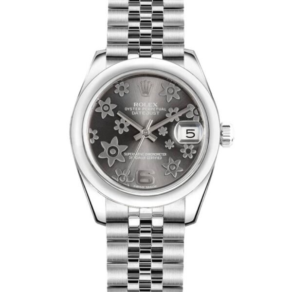 Rolex Datejust 31mm – Ref: 178240-0039 – Rhodium Grey Dial, Stainless Steel Jubilee Bracelet Women’s Watch