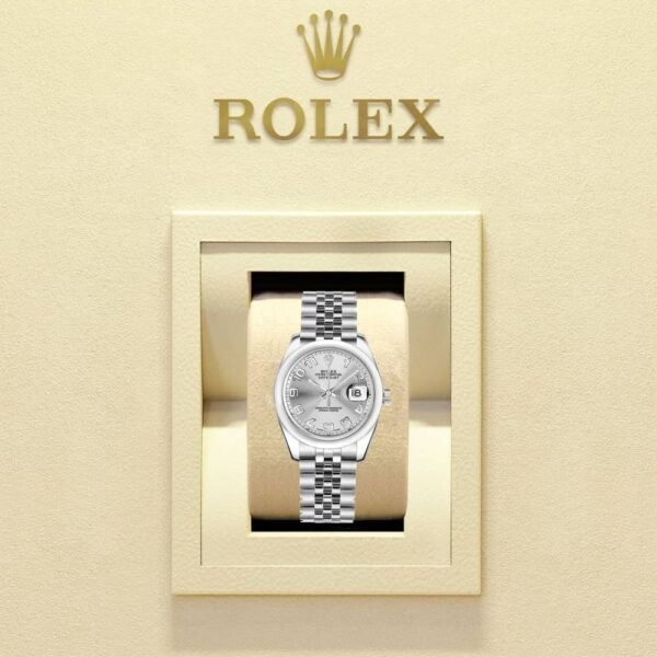 Rolex Datejust 31mm – Ref: 178240-scaj – Silver Dial, Stainless Steel Jubilee Bracelet Women’s Watch