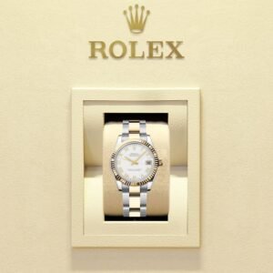 Rolex Datejust 31mm – Ref: 178273 wro – White Roman Dial, Two Tone Stainless Steel & 18K Yellow Gold Oyster Bracelet Women’s Watch