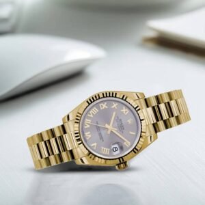 Rolex Datejust 31mm – Ref: 178278 grp – Grey Dial, 18K Yellow Gold President Bracelet Women’s Watch