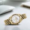 Rolex Datejust 31mm – Ref: 178278 mdp – White Mother of Pearl Dial, 18K Yellow Gold President Bracelet Women’s Watch