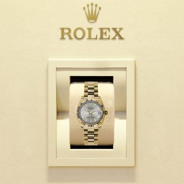 Rolex Datejust 31mm – Ref: 178278 sip – Silver Dial, 18K Yellow Gold President Bracelet Women’s Watch