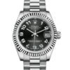 Rolex Datejust 31mm – Ref: 178279 bkap – Black Dial, 18K White Gold President Bracelet Women’s Watch