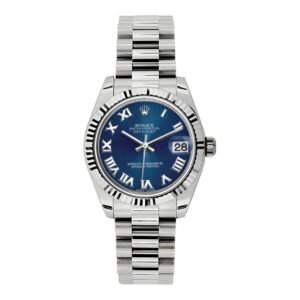 Rolex Datejust 31mm – Ref: 178279 blrp – Blue Dial, 18K White Gold President Bracelet Women’s Watch