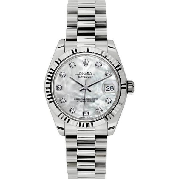 Rolex-Datejust-31mm-Ref-178279-mdp-White-Mother-of-Pearl-Dial-18K-White-Gold-President-Bracelet-Womens-Watch-3.jpg Rolex Datejust 31mm – Ref: 178279 mdp – White Mother of Pearl Dial, 18K White Gold President Bracelet Women’s Watch