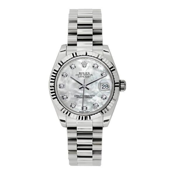 Rolex-Datejust-31mm-Ref-178279-mdp-White-Mother-of-Pearl-Dial-18K-White-Gold-President-Bracelet-Womens-Watch-4.jpg Rolex Datejust 31mm – Ref: 178279 mdp – White Mother of Pearl Dial, 18K White Gold President Bracelet Women’s Watch