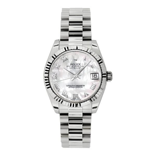 Rolex-Datejust-31mm-Ref-178279-mdrp-White-Mother-of-Pearl-Dial-18K-White-Gold-President-Bracelet-Womens-Watch-4.jpg Rolex Datejust 31mm – Ref: 178279 mdrp – White Mother of Pearl Dial, 18K White Gold President Bracelet Women’s Watch