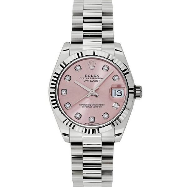 Rolex Datejust 31mm – Ref: 178279 pdp – Pink Dial, 18K White Gold President Bracelet Women’s Watch